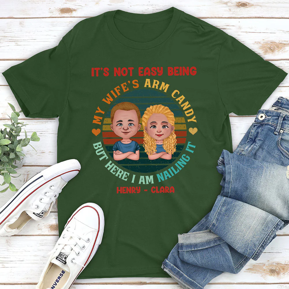 Arm Candy - Personalized Custom Classic T-shirt - Image 3