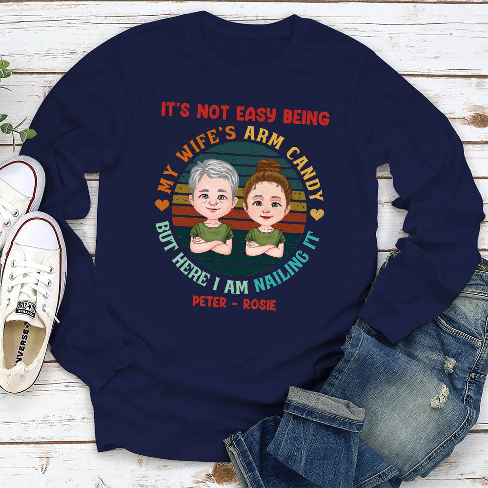 Arm Candy - Personalized Custom Long Sleeve T-shirt - Image 2