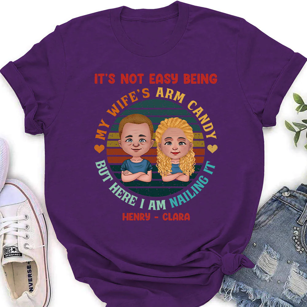 Arm Candy - Personalized Custom Women's T-shirt - Image 3