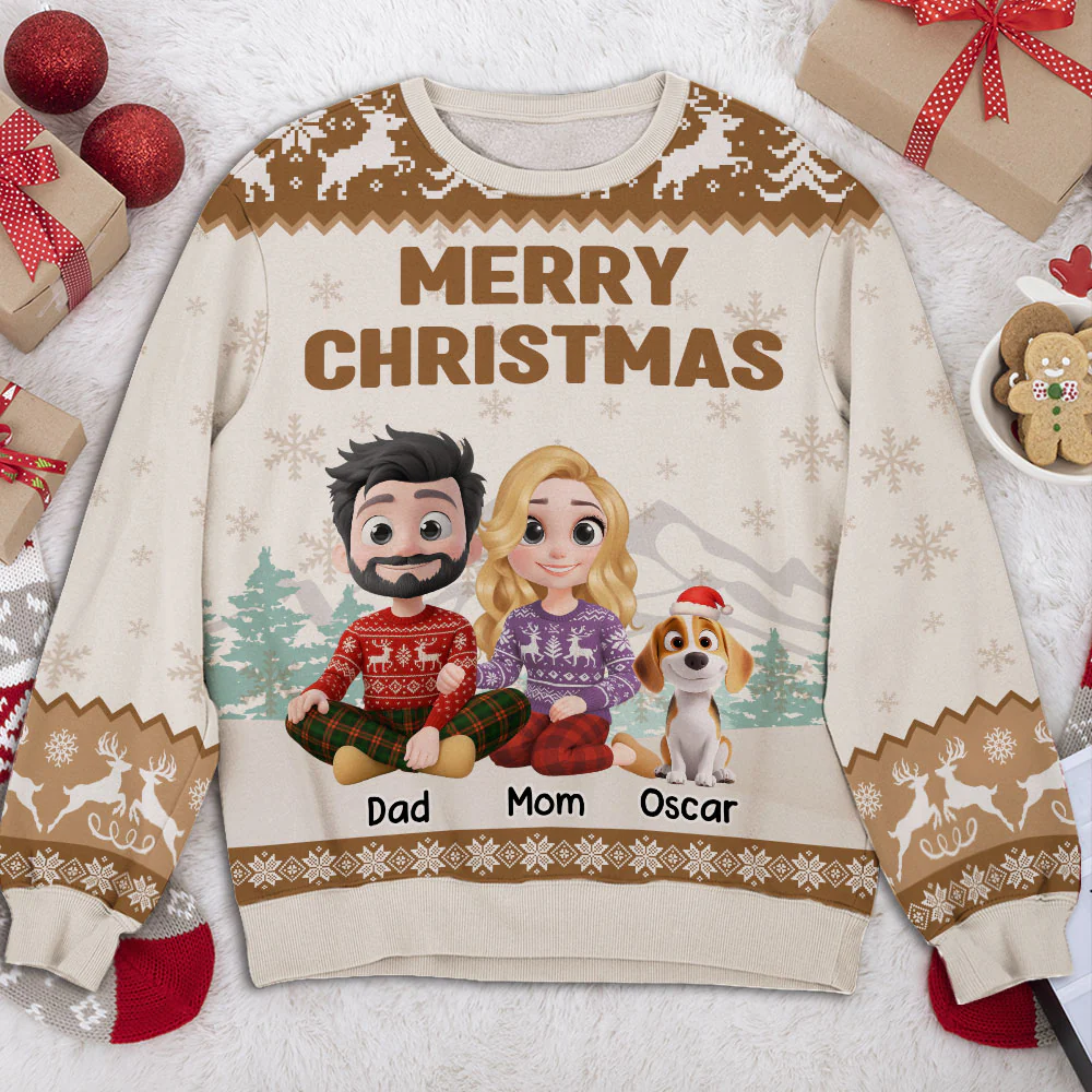 As A Family Now Onwards For Kid - Personalized Custom All-Over-Print Sweatshirt - Image 2