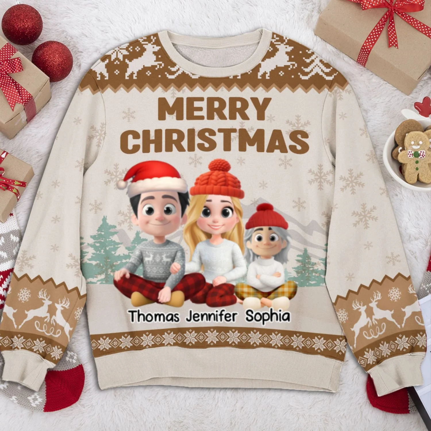 As A Family Now Onwards For Kid - Personalized Custom All-Over-Print Sweatshirt - Image 5