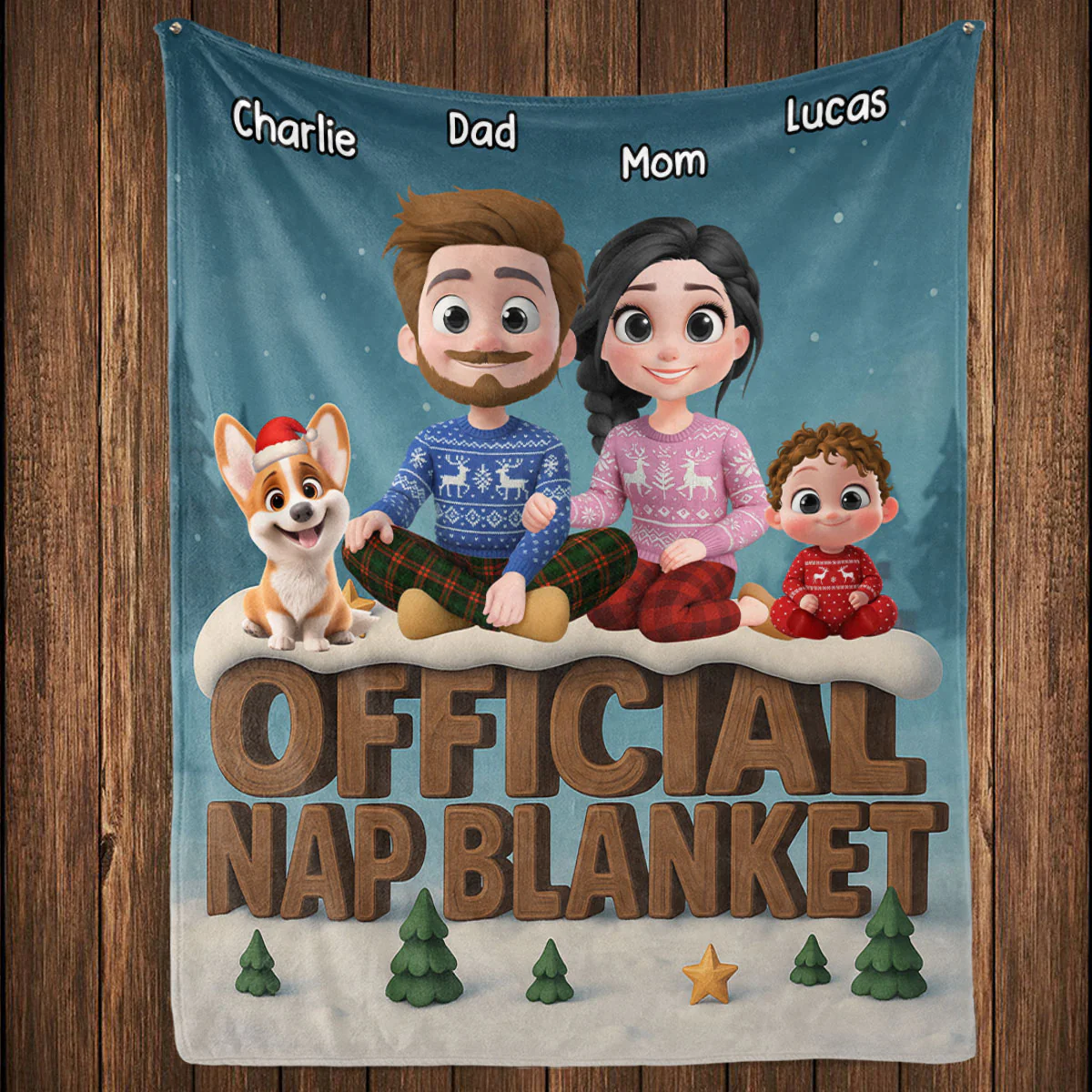 As A Family Now Onwards - Personalized Custom Fleece Blanket - Image 5