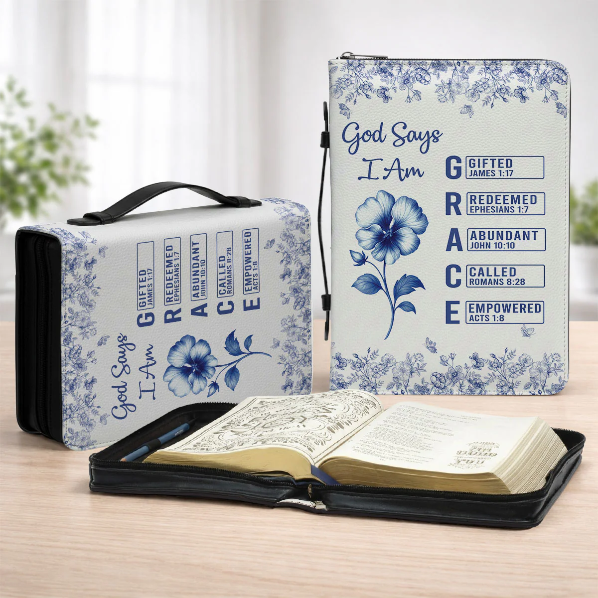 As God Says - Personalized Custom Bible Cover