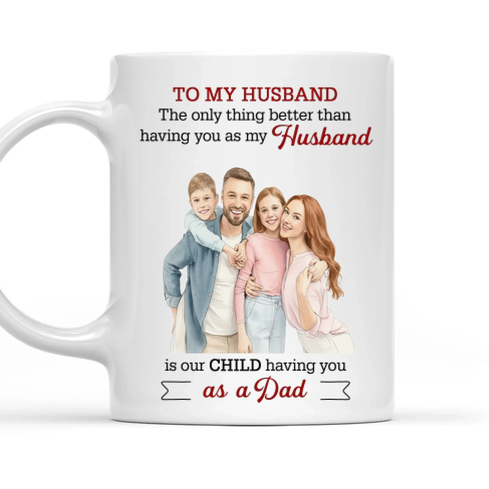 As Their Dad 2 - Personalized Custom Coffee Mug - Image 7