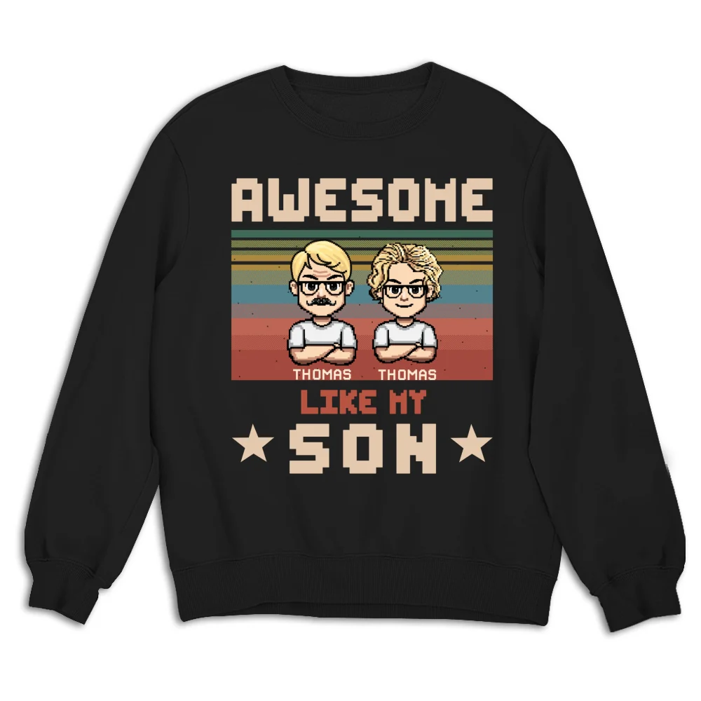 Awesome Dad And Awesome Daughter  - Personalized Custom Shirt - Image 15