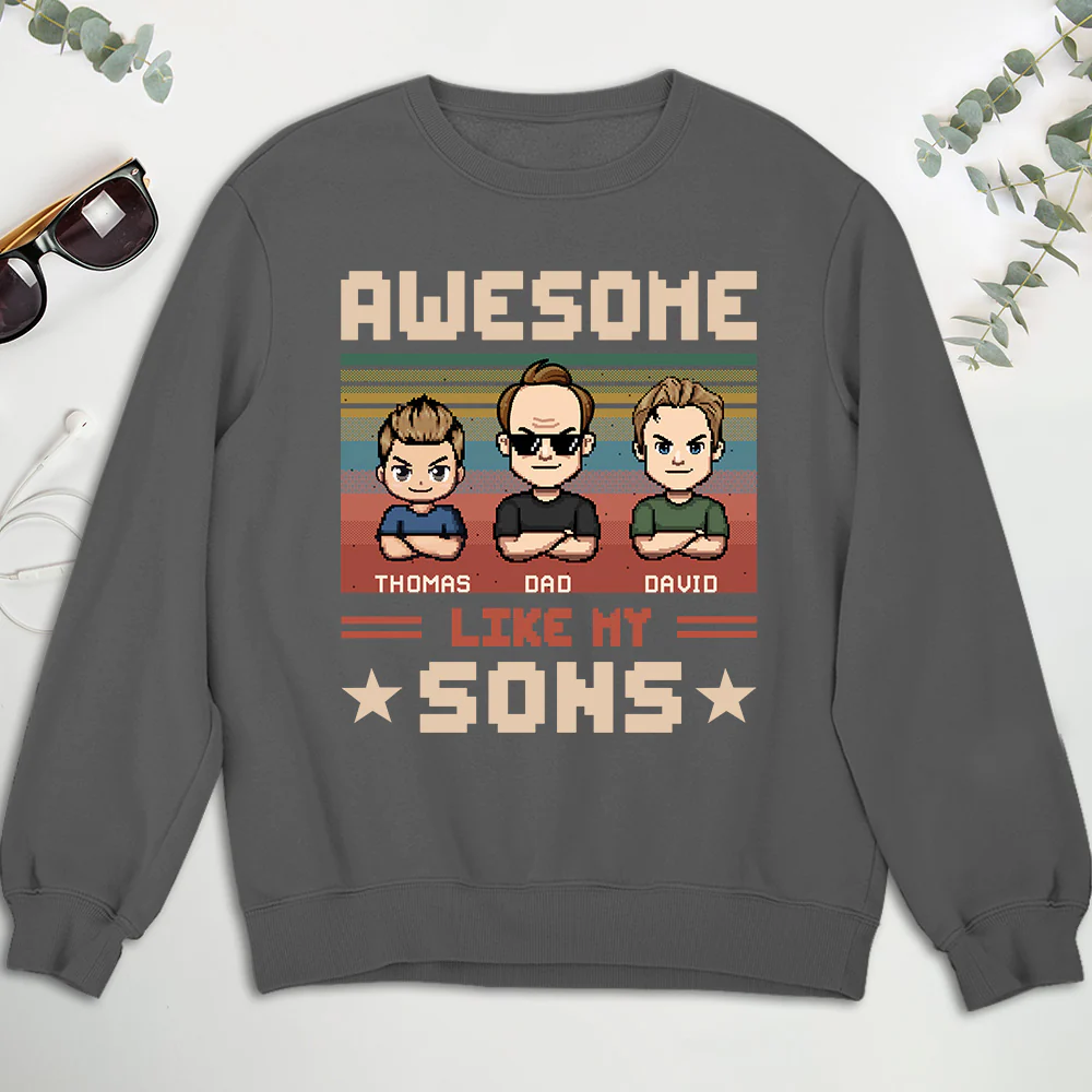 Awesome Dad And Awesome Daughter  - Personalized Custom Shirt - Image 7