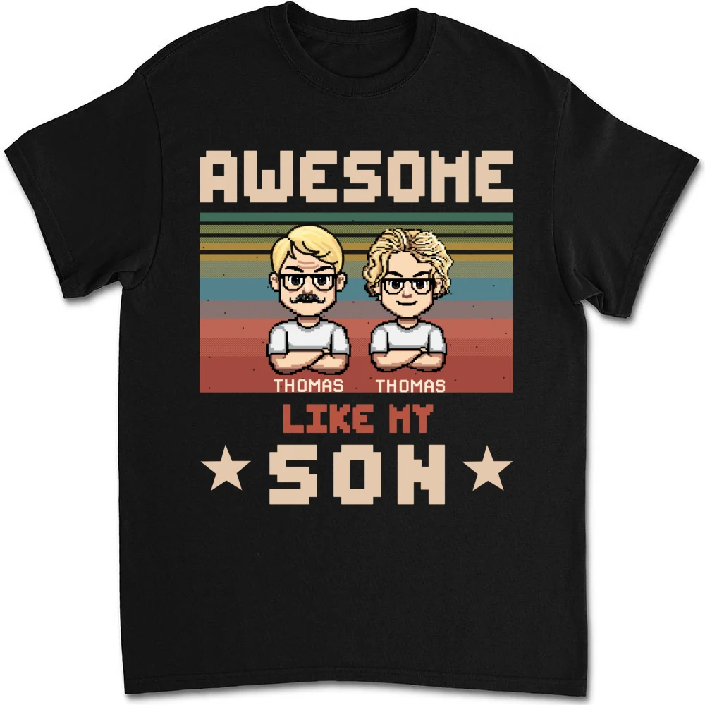 Awesome Dad And Awesome Daughter  - Personalized Custom Shirt - Image 8