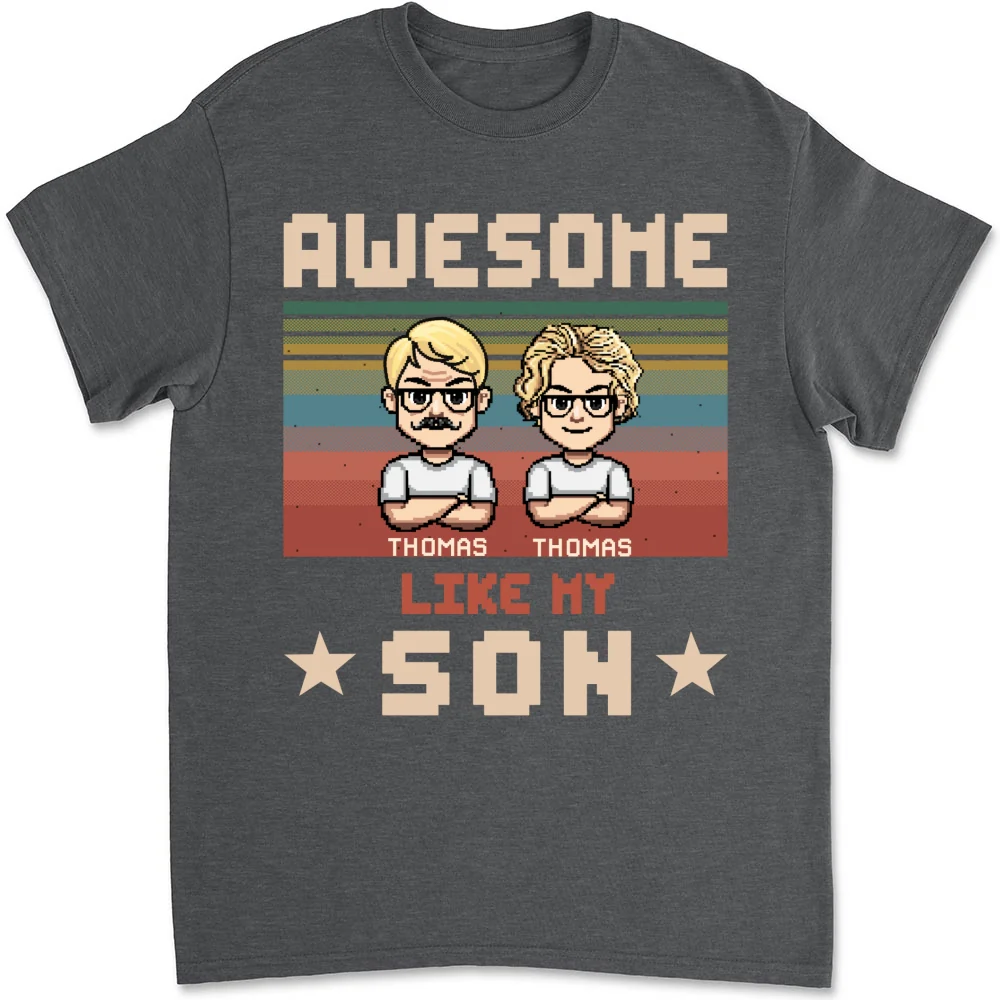 Awesome Dad And Awesome Daughter  - Personalized Custom Shirt - Image 9