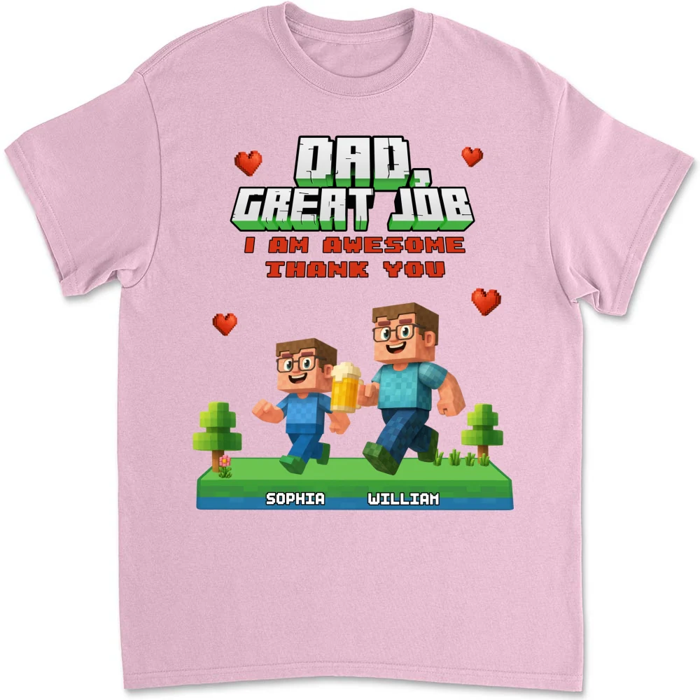 Awesome Daddy Of Us - Personalized Custom Shirt - Image 10