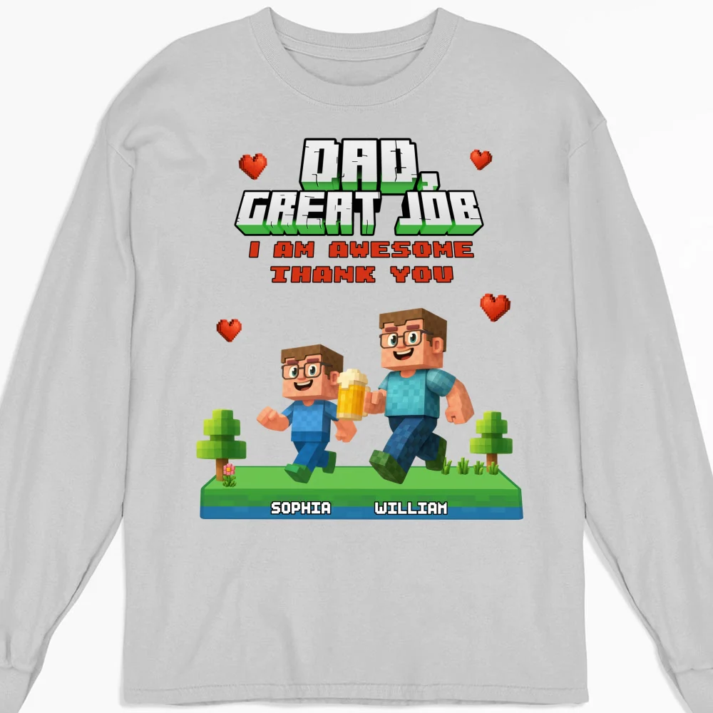 Awesome Daddy Of Us - Personalized Custom Shirt - Image 12