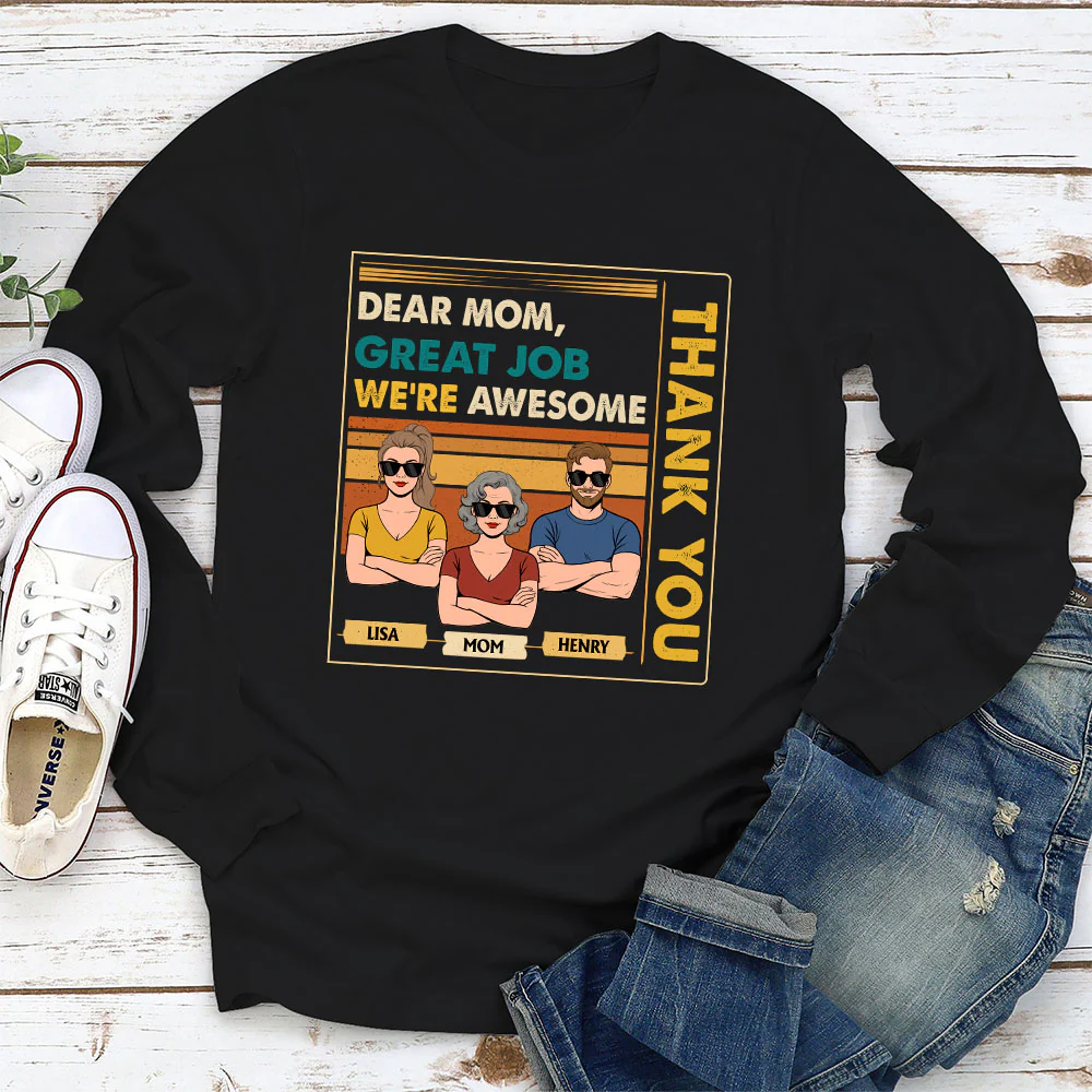 Awesome Mommy - Personalized Custom Shirt - Image 4