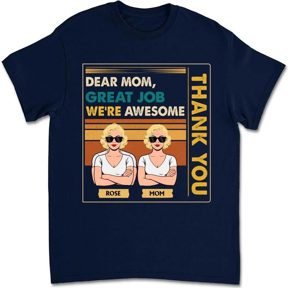 Awesome Mommy - Personalized Custom Shirt - Image 9