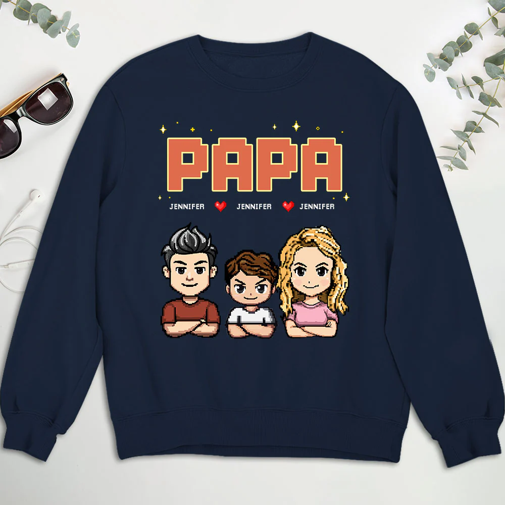 Awesome Papa - Personalized Custom Shirt - Image 5