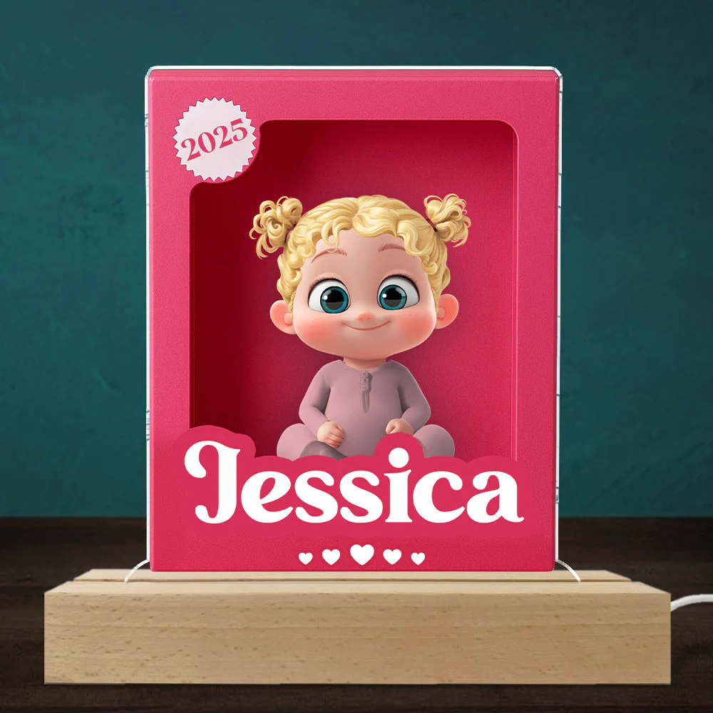 Baby Cute Figure - Personalized Custom LED Light - Image 4