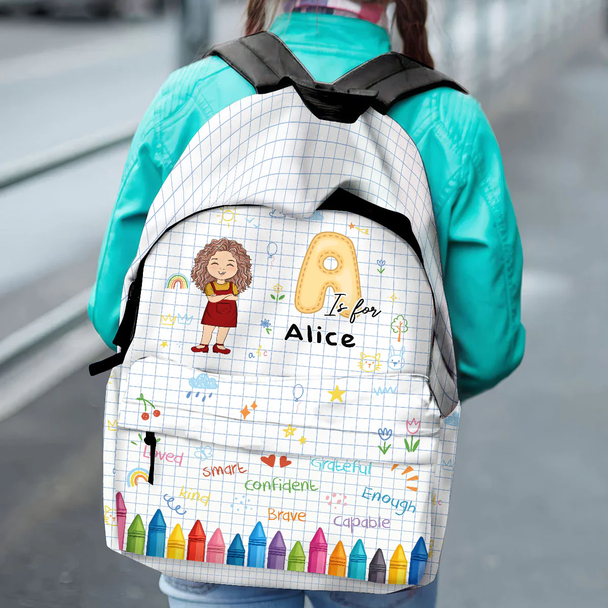 Back To School - Personalized Custom Backpack - Image 4