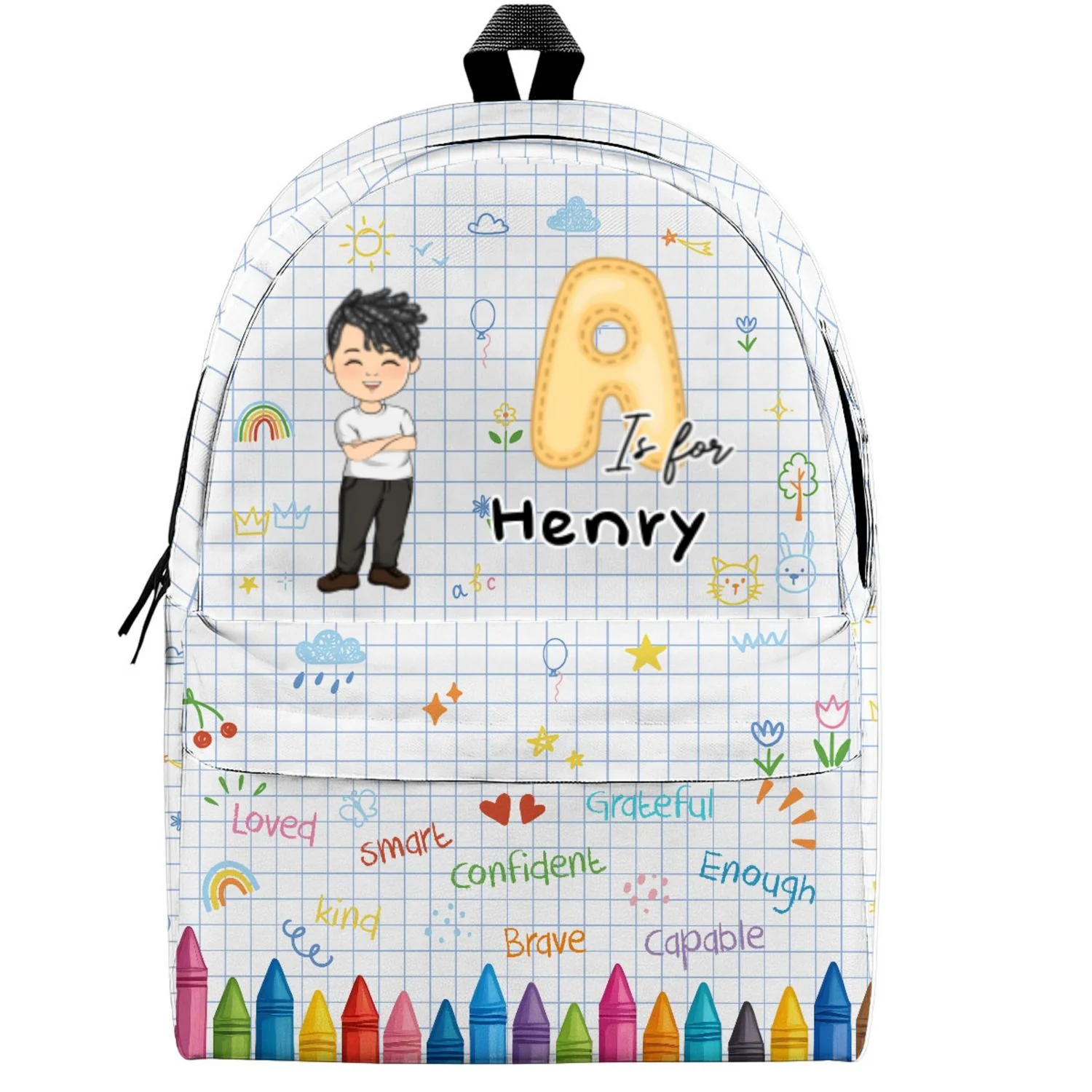 Back To School - Personalized Custom Backpack - Image 6