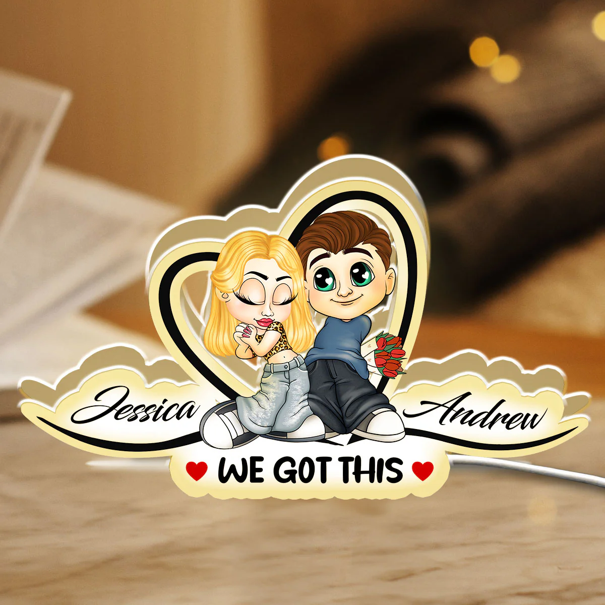 Back To The Twenties - Personalized Custom Light Box - Image 5
