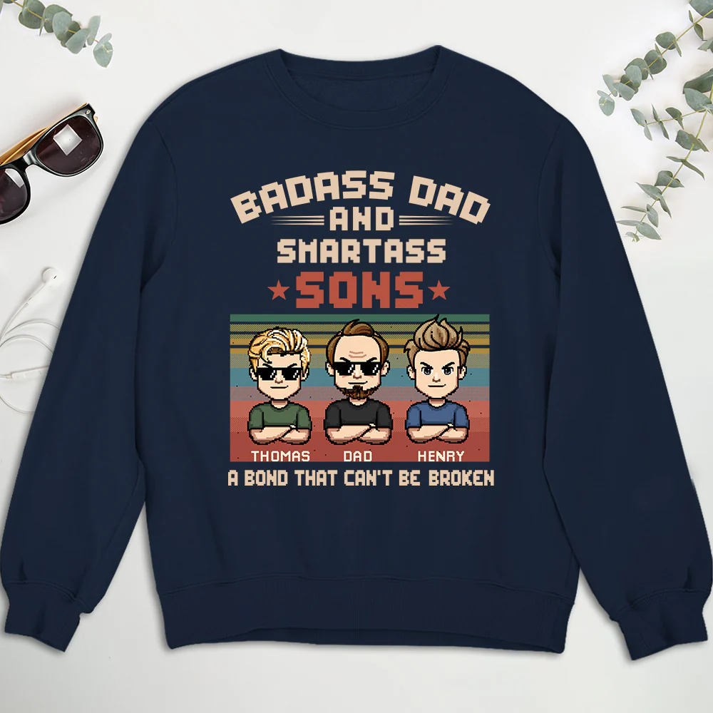 Badass Dad - Personalized Custom Shirt - Image 12
