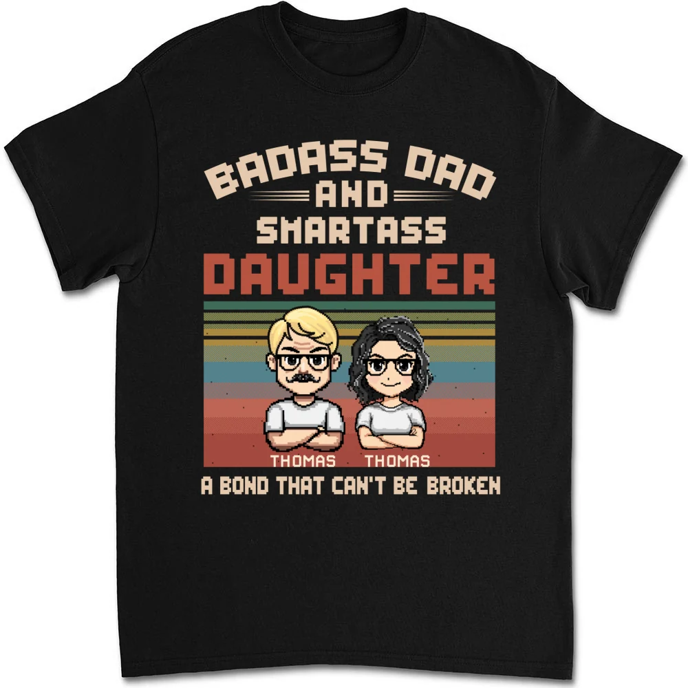 Badass Dad - Personalized Custom Shirt - Image 13