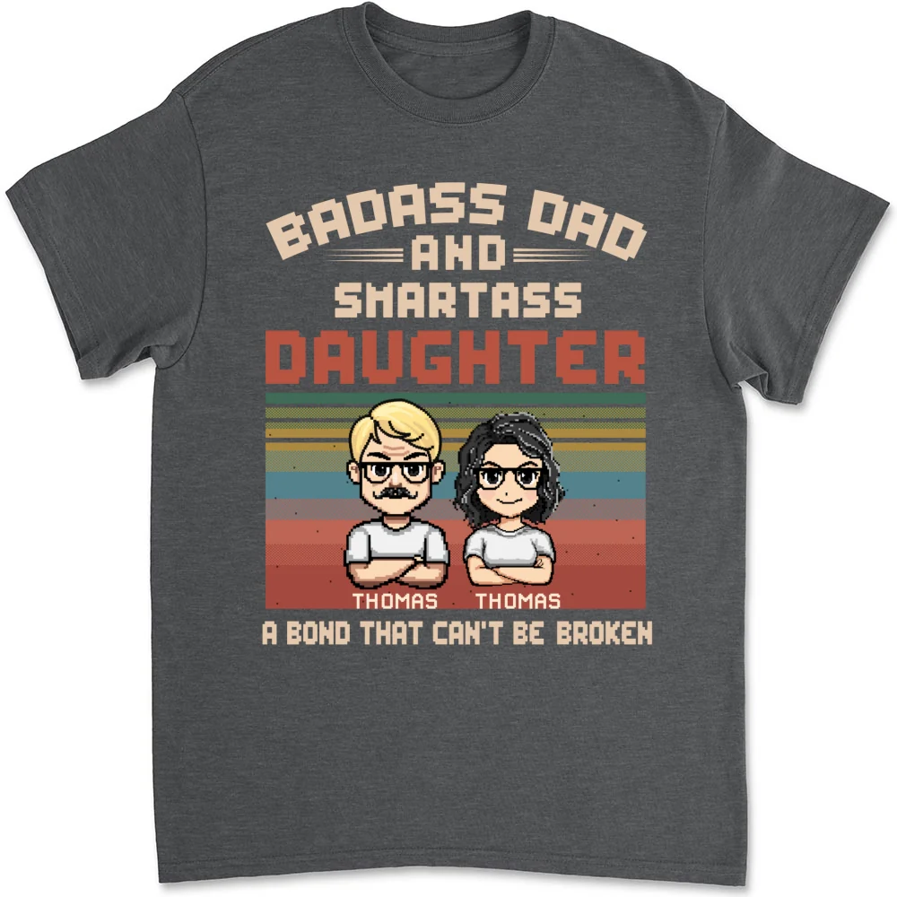 Badass Dad - Personalized Custom Shirt - Image 14
