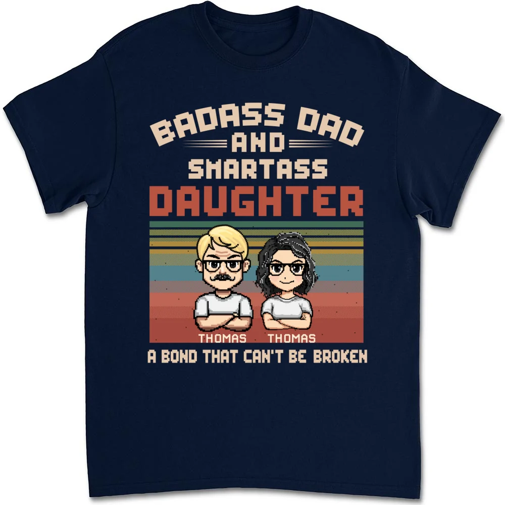 Badass Dad - Personalized Custom Shirt - Image 16