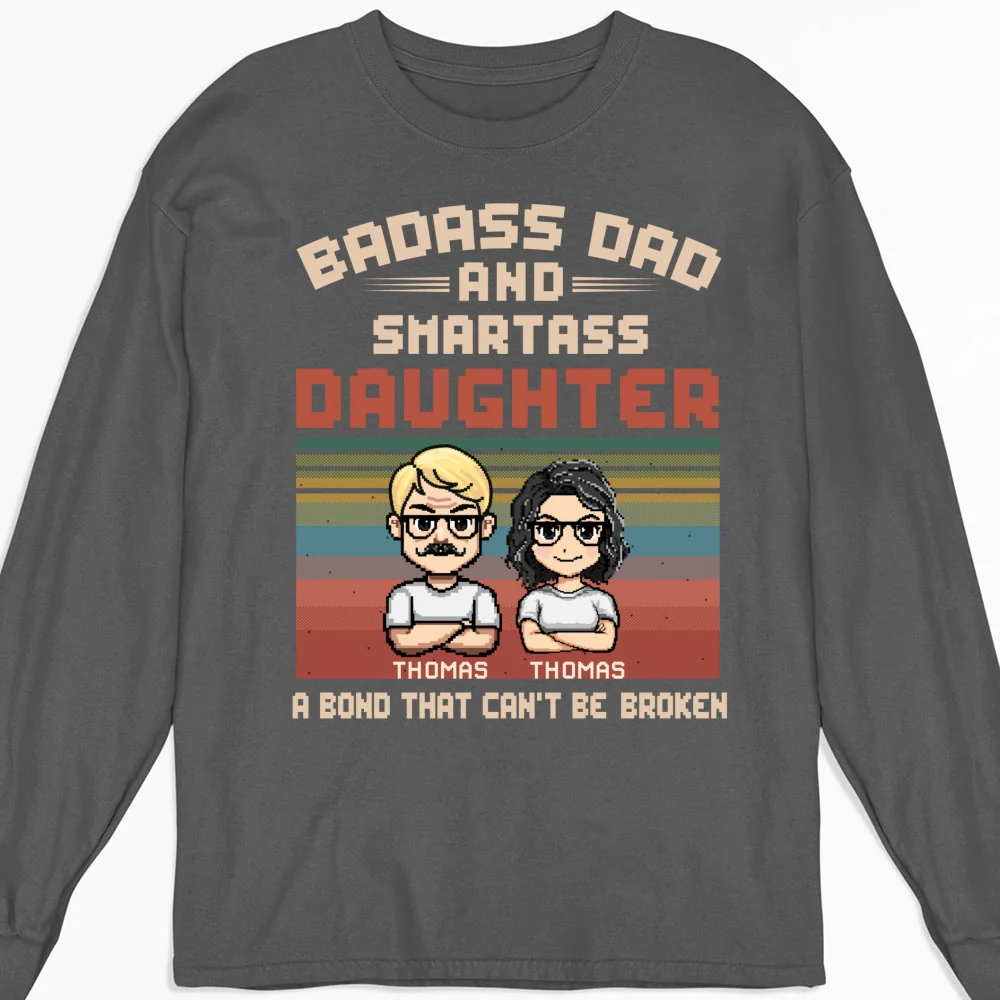 Badass Dad - Personalized Custom Shirt - Image 18