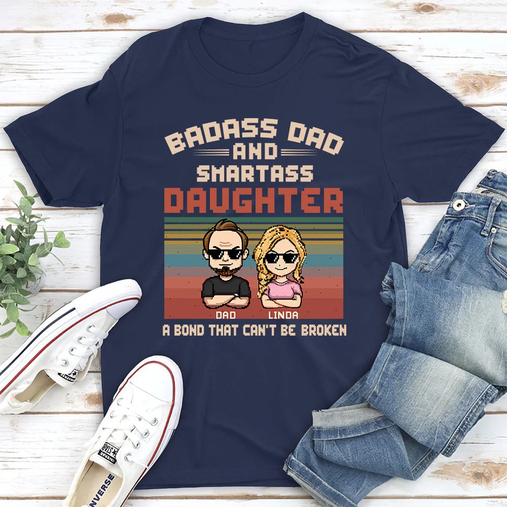 Badass Dad - Personalized Custom Shirt - Image 2