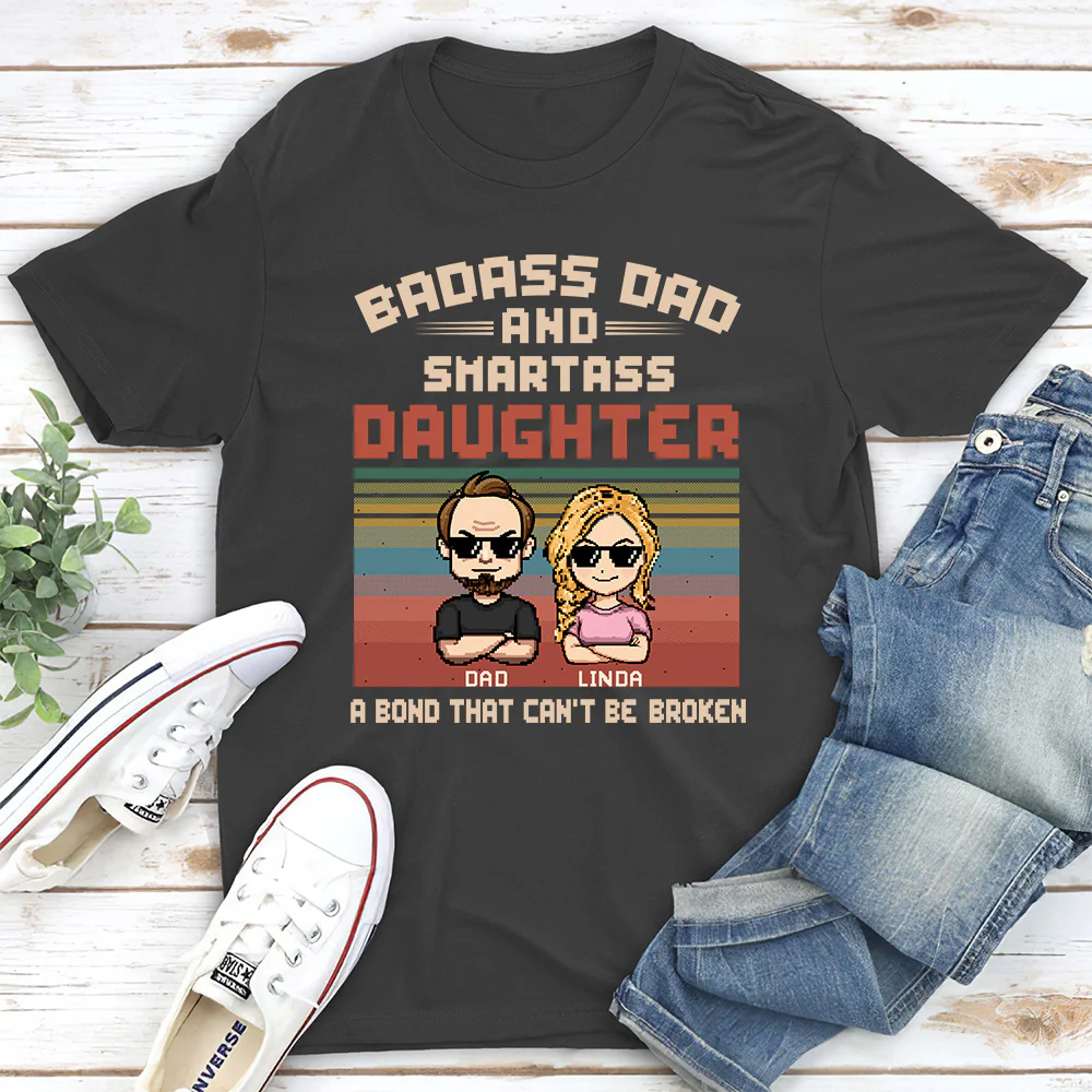 Badass Dad - Personalized Custom Shirt - Image 3
