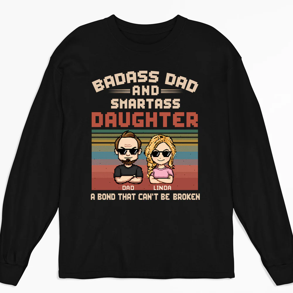 Badass Dad - Personalized Custom Shirt - Image 5