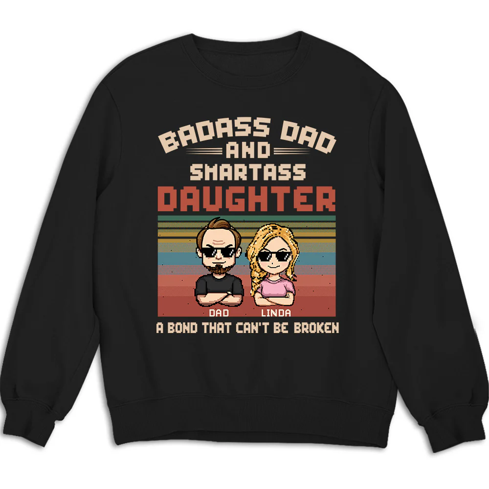 Badass Dad - Personalized Custom Shirt - Image 9