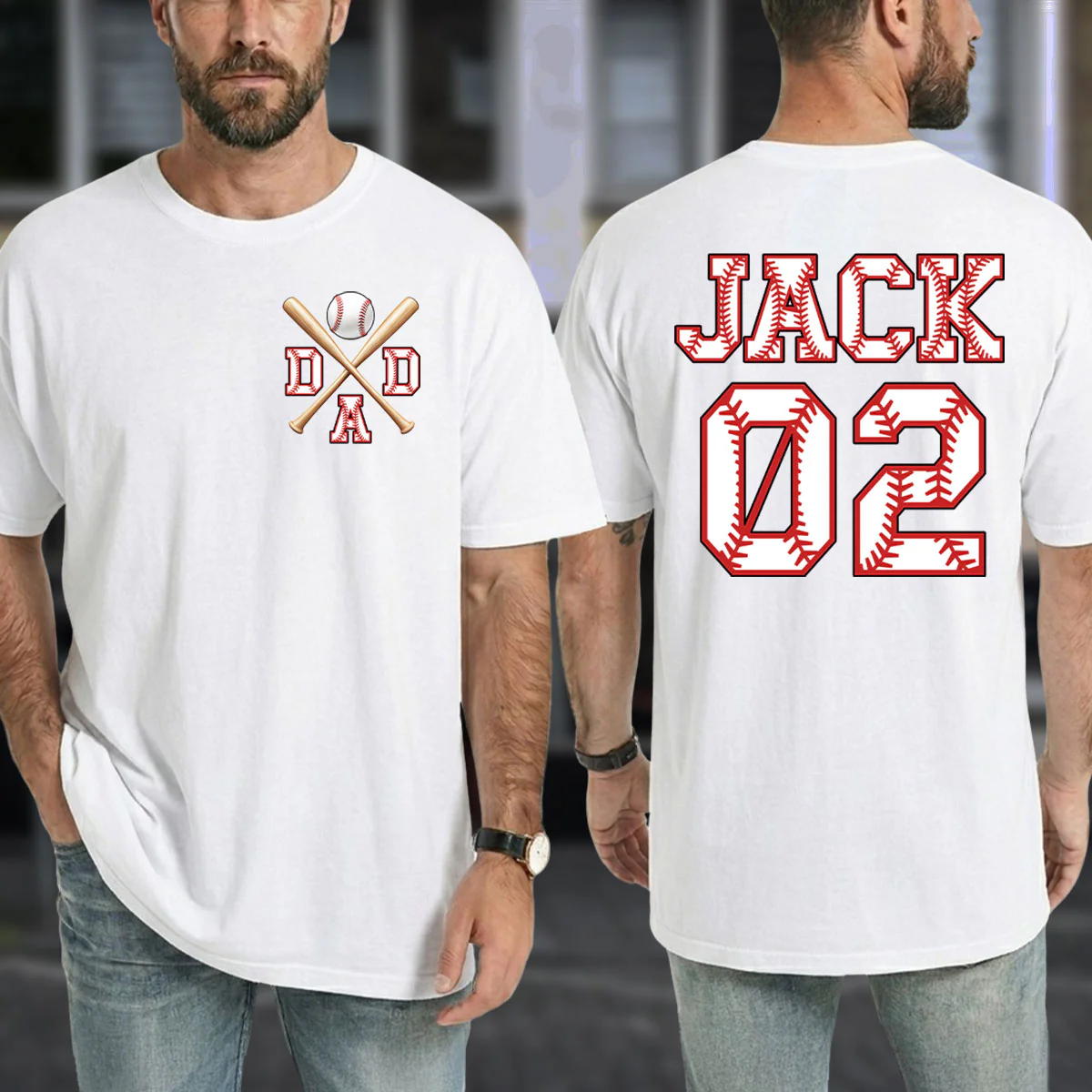 Baseball Days With Dad - Personalized Custom Shirt
