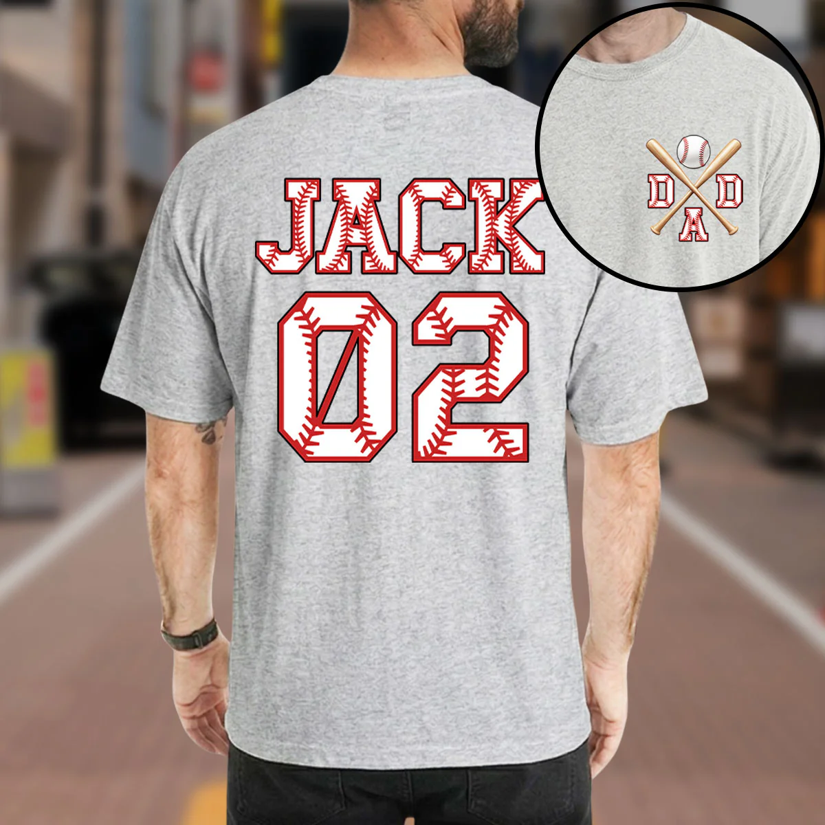 Baseball Days With Dad - Personalized Custom Shirt - Image 2