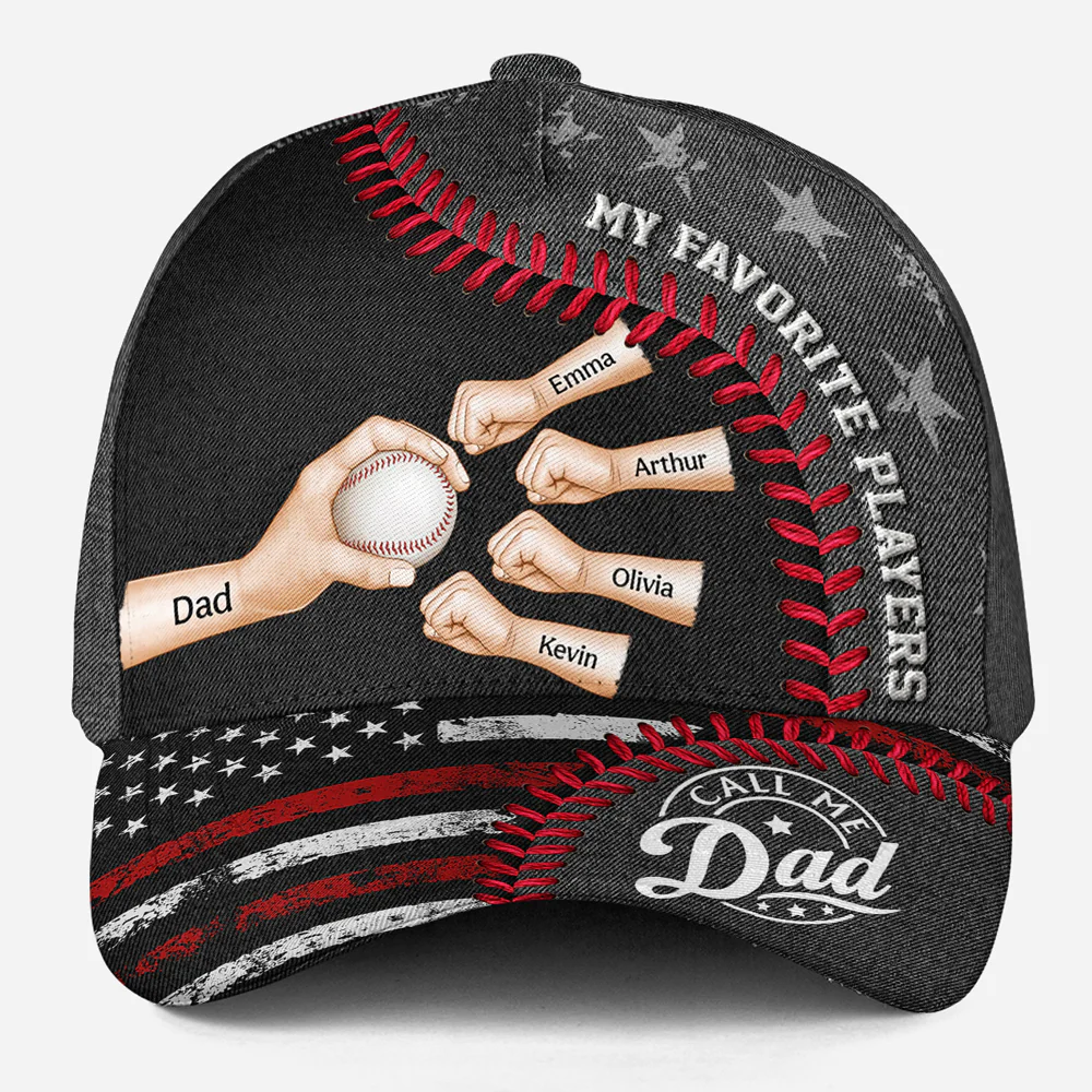 Baseball Love From My Favorite Player - Personalized Custom Classic Cap