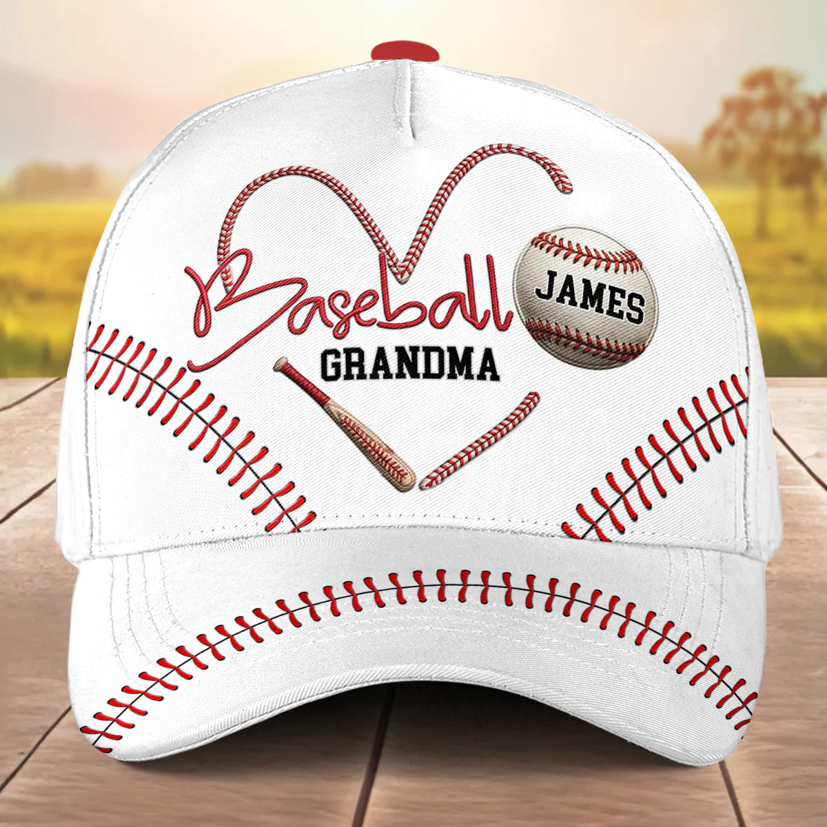 Baseball Mimi - Personalized Custom Classic Cap - Image 5