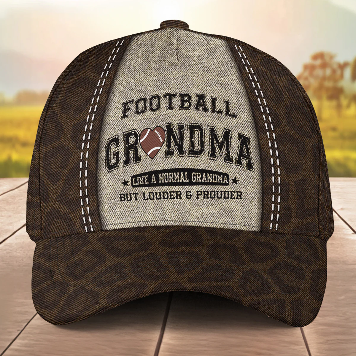 Baseball Mom Exceptionally Proud - Personalized Custom Classic Cap - Image 2