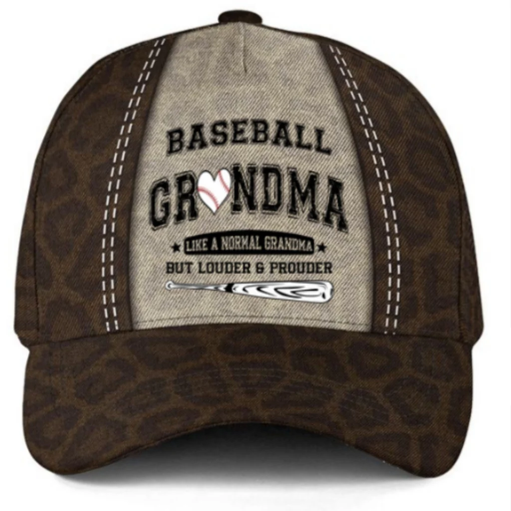 Baseball Mom Exceptionally Proud - Personalized Custom Classic Cap - Image 6