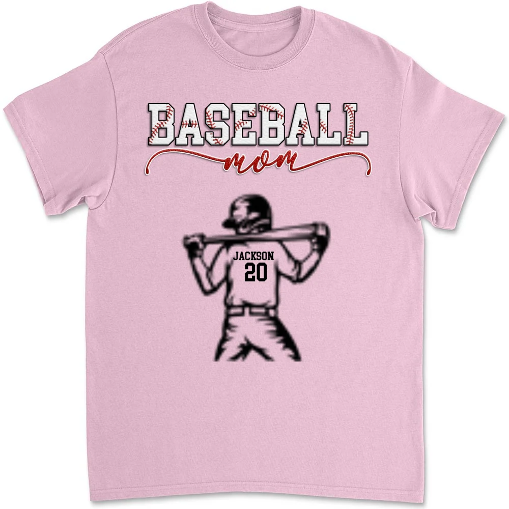 Baseball Mom Grandma - Personalized Custom Shirt - Image 11