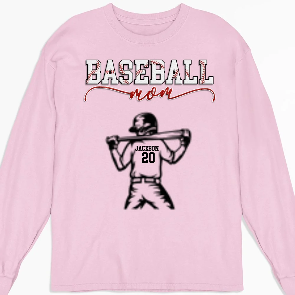 Baseball Mom Grandma - Personalized Custom Shirt - Image 14