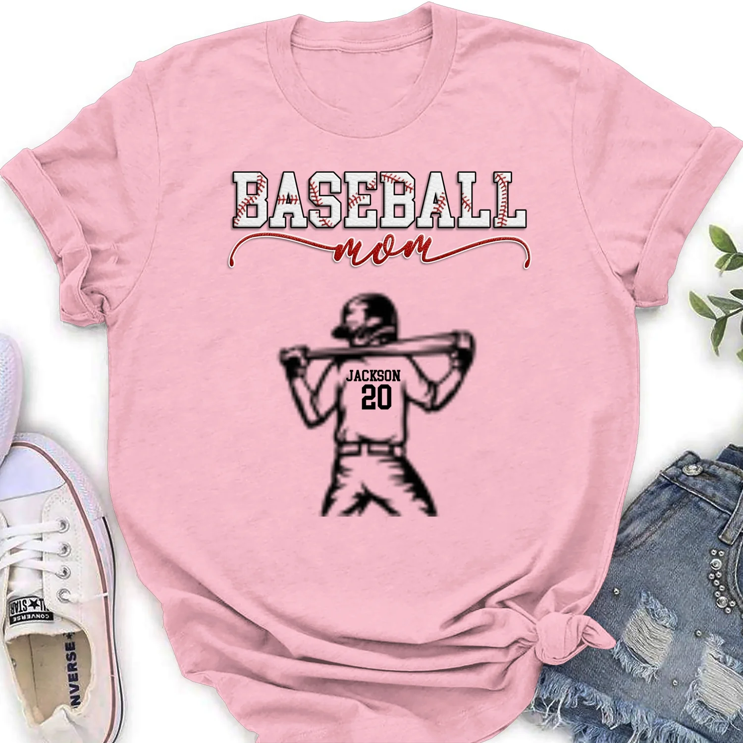 Baseball Mom Grandma - Personalized Custom Shirt - Image 20