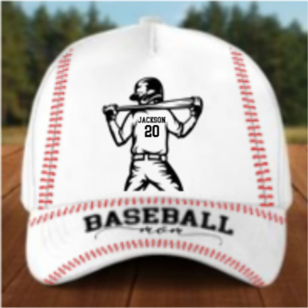 Baseball Mom - Personalized Custom Classic Cap - Image 7