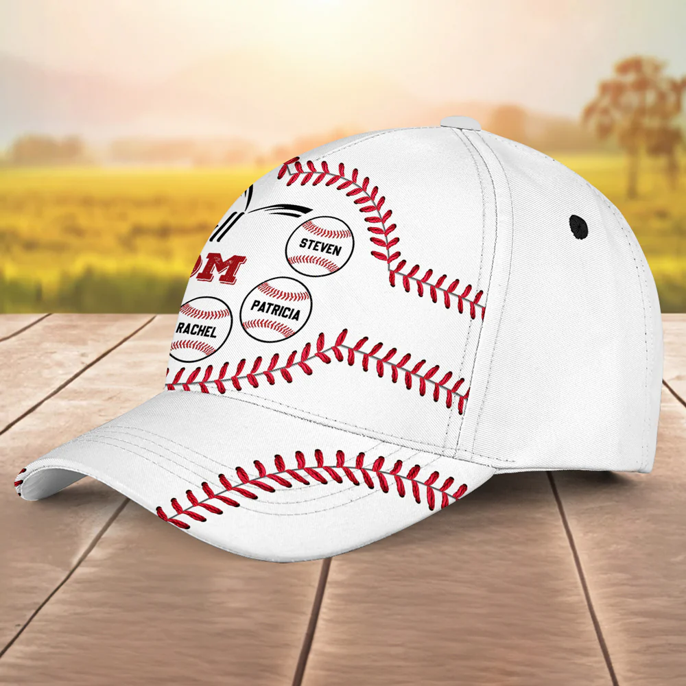 Baseball Mom - Personalized Custom Classic Cap - Image 5