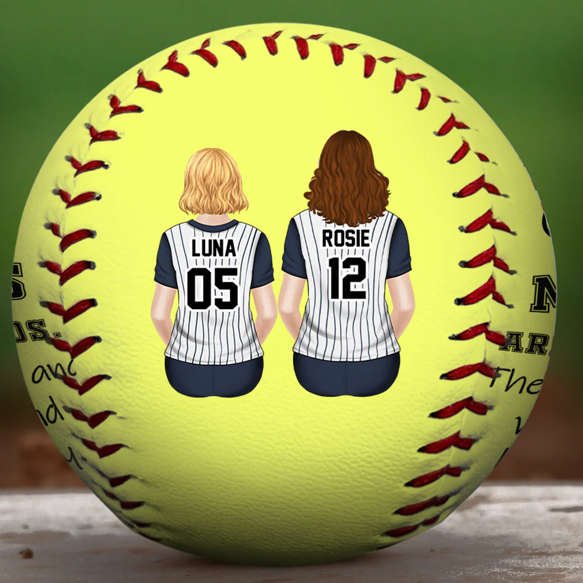 Baseball Moms Are True Friends - Personalized Custom Baseball - Image 5