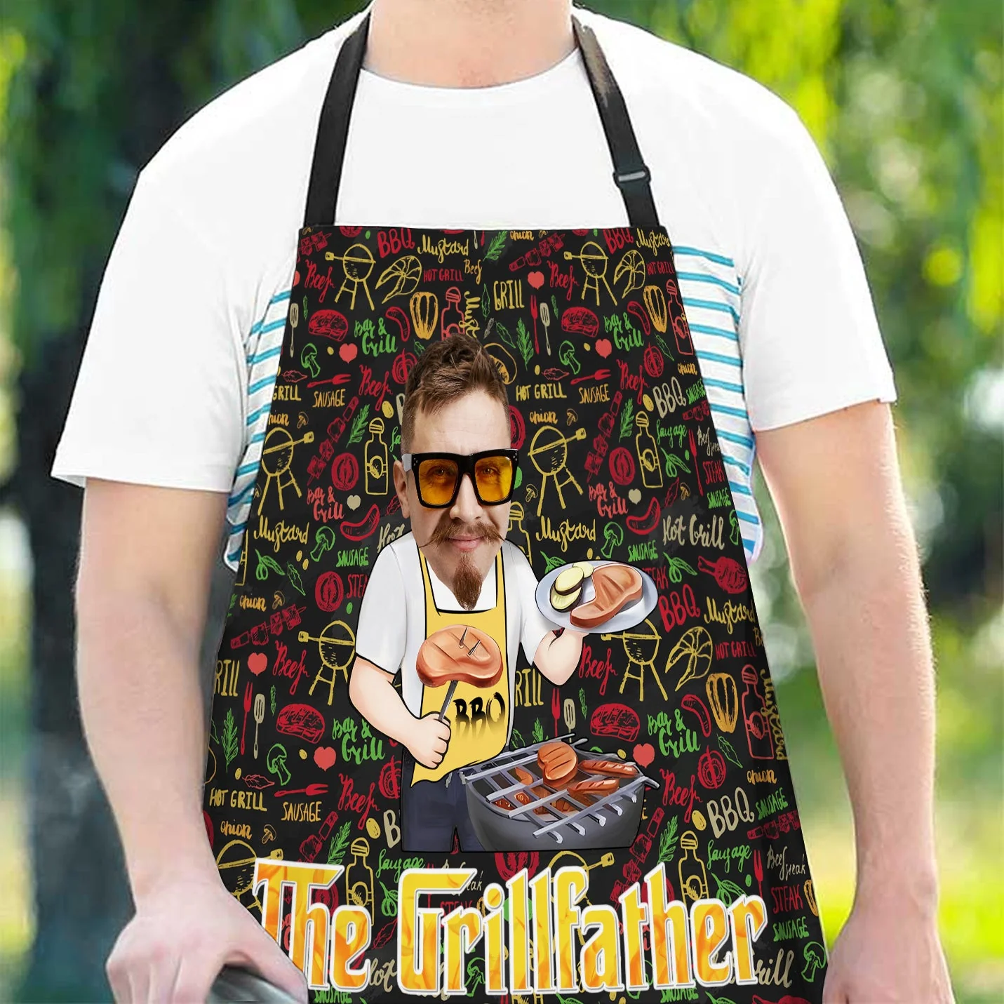 BBQ Master - Personalized Custom Apron - Image 2