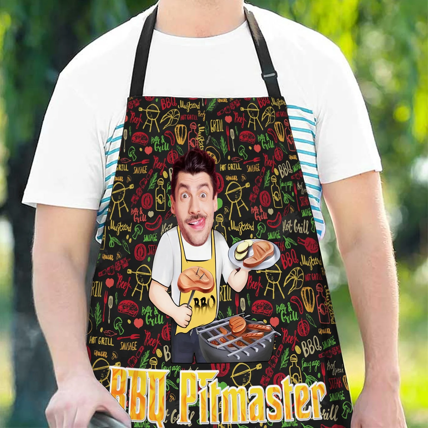 BBQ Master - Personalized Custom Apron - Image 3