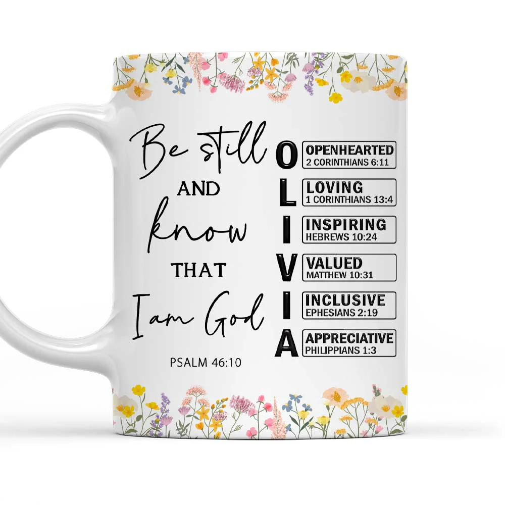Be Still - Personalized Custom Coffee Mug