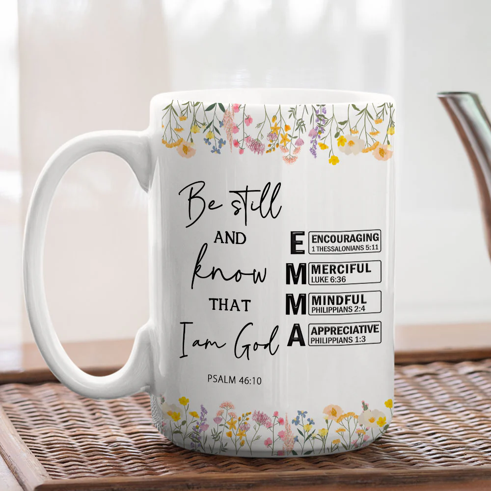 Be Still - Personalized Custom Coffee Mug - Image 4