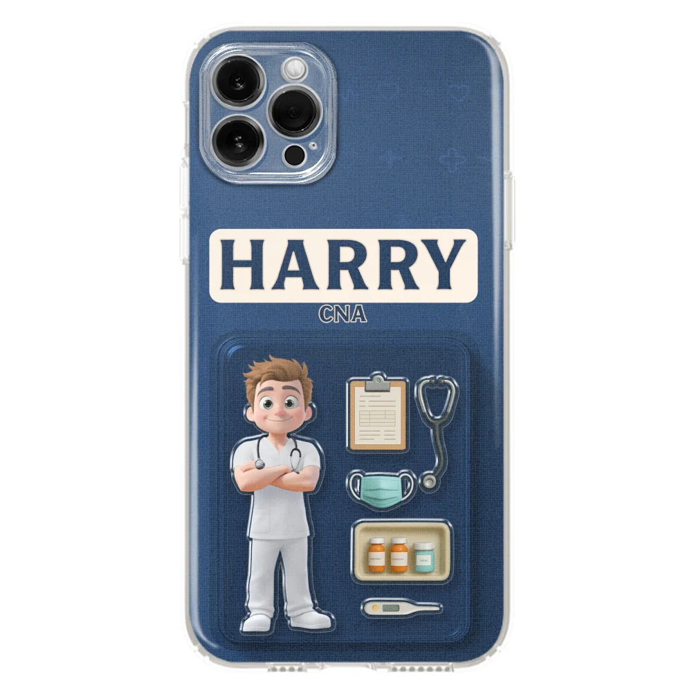 Be The Nurse You Would Want As A Patient Figure - Personalized Custom Phone Case - Image 12