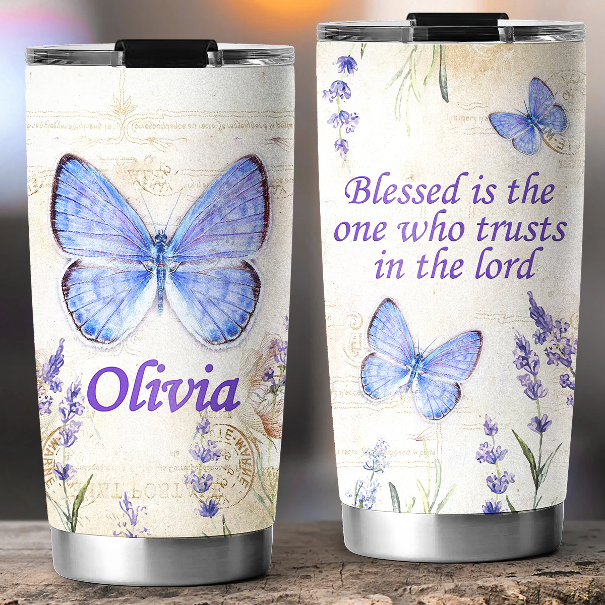 Be Trust In The Lord - Personalized Custom Tumbler - Image 3
