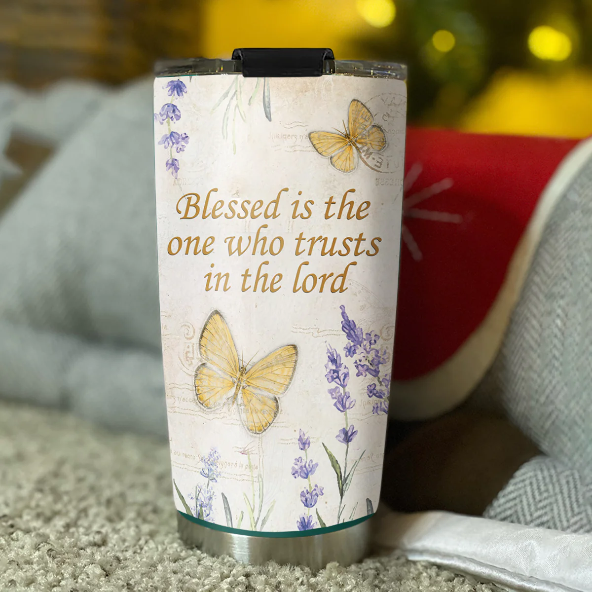 Be Trust In The Lord - Personalized Custom Tumbler - Image 4