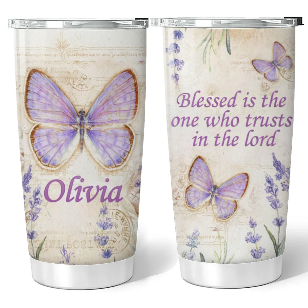 Be Trust In The Lord - Personalized Custom Tumbler - Image 6